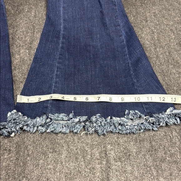 Altar'd State Blue Flare Wide Leg Jeans - Picture 3 of 6